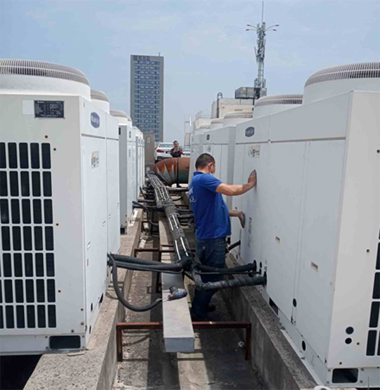 合阳中央空调制热和不制冷系统维修方法